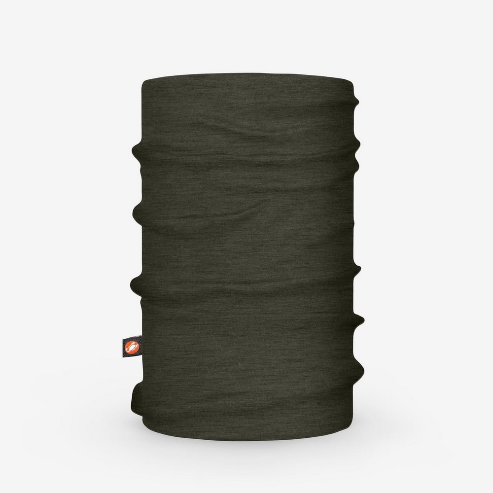 CASTELLI ( カステリ ) ネックウェア MERINO NECKWARMER ( メリノ ネックウォーマー ) ミリタリーグリーン フリーサイズ