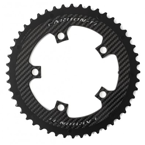 CARBON-TI チェーンリング X-CARBORING ROAD A/C 5BOLT X-AXS (110/48T