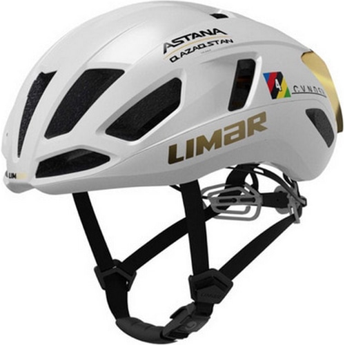 LIMAR ( リマール ) スポーツヘルメット AIR ATLAS ( エア アトラス ) マーク カヴェンディッシュ ホワイト ゴールド L ( 57-61cm )