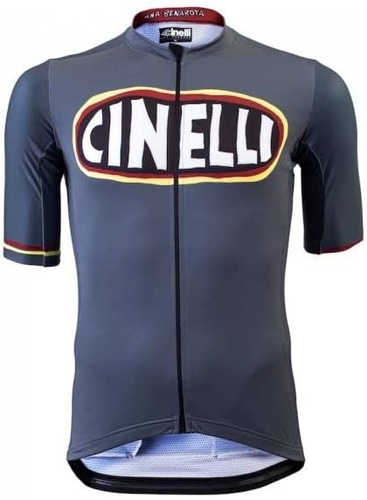  CINELLI ( チネリ ) 半袖ジャージ ANA BENAROYA EYES 4U JERSEY ( アナ・ベナロヤ アイズ フォー ユー ジャージ ) グレー M 