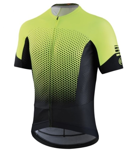  BICYCLELINE ( バイシクルライン ) 半袖ジャージ PRO_S SHORTSLEEVED JERSEY ( プロ S ショートスリーブ ジャージ ) フルオ イエロー L 