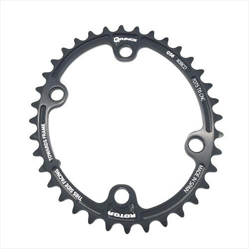 ROTOR SYSTEM ( ローターシステム ) チェーンリング Q-RING 9100 4ARM INNER ブラック 110 39T