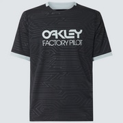 OAKLEY ( オークリー ) Ｔシャツ・カジュアルウェア PIPELINE TRAIL TEE ( パイプライン トレイル ティー ) ブラックアウト S
