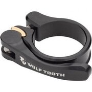 WOLFTOOTH ( EtgD[X ) V[gNv SEATPOST CLAMP QUICK RELEASE ( V[g|Xg Nv NCbN[X ) ubN 31.8MM