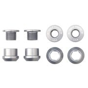 WOLFTOOTH ( EtgD[X ) `F[O Set of 4 Chainring Bolts+Nuts for 1X [Vo[ 6MM-4