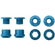 WOLFTOOTH ( EtgD[X ) yAp[c SET OF 4 CHAINRING BOLTS+NUTS FOR 1X u[ 6mm/4