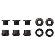 WOLFTOOTH ( EtgD[X ) yAp[c Set of 5 Chainring Bolts+Nuts for 1X ubN 6mm/5