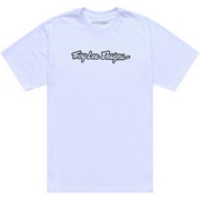 TROY LEE DESIGNS ( �g���C���[ �f�U�C���Y ) �s�V���c�E�J�W���A���E�F�A SHORT SLEEVE TEE ( �V���[�g�X���[�uT ) �V�O�l�`���[�z���C�g/�u���b�N S