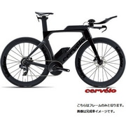 CERVELO ( �T�[�x�� ) �g���C�A�X�����t���[���ETT�t���[�� P-SERIEA DISC F/S ����� �J�[�{��/�u���b�N 51(�K���g��170cm�O��)