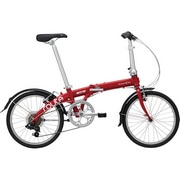 DAHON ( ダホン ) 折りたたみ自転車 ROUTE 船橋アウトレット ( ルート ) ルビーレッド ONE SIZE （適正身長  142-185cm） | 自転車・パーツ・ウェア通販 | ワイズロードオンライン