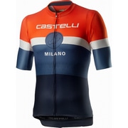 CASTELLI ( �J�X�e�� ) �����W���[�W �z�J MILANO JERSEY ( �~���m �W���[�W ) 070�_�[�N�X�`�[���u���[ L