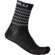 CASTELLI ( �J�X�e�� ) �\�b�N�X GO 15 SOCK �A�E�g���b�g�i �_�[�N�O���[/�z���C�g L/XL ( 25.0-26.5cm )