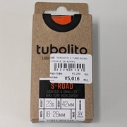 【訳アリ品】 tubolito ( チューボリート ) チューブ S TUBO ROAD ( S チューボ ロード ) 700X18-28 (622  18/28 FV42mm) ディスクホイール専用品