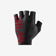 CASTELLI ( �J�X�e�� ) �w�؂�O���[�u AC MILAN ( AC�~���� ) RACE SHORT GLOVES ( ���[�X�V���[�g�O���[�u ) 010 �u���b�N L