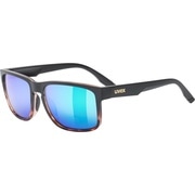 UVEX ( �E�x�b�N�X ) �T���O���X POISE ( �|�C�Y ) �u���b�N�f�~�}�b�g (�����Y�F�~���[�O���[��)