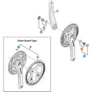 SHIMANO SMALL ( シマノ ) リペアパーツ FC-7710 クランク取付ボルト