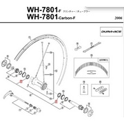 SHIMANO SMALL ( V}m ) yAp[c WH-7801-F {[e[i[ 5/32"