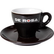 DE ROSA ( デローザ ) トップページ ESPRESSO CUP & SAUCER ( エスプレッソ カップ ＆ ソーサー ) ブラック