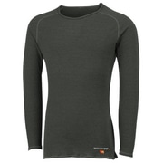 ONYONE ( オンヨネ ) インナーウェア 長袖 ブレステック メリノ PP メンズ LS ( ロングスリーブ ) 薄手 ブラック S