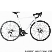 CORRATEC ( �R���e�b�N ) ���[�h�o�C�N R.T.CARBON ( RT �J�[�{�� ) 105 Di2 R7170 / WH-RS171 �z���C�g/�l�C�r�[ 50 (�g���ڈ�165cm�O��)