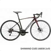 CORRATEC ( �R���e�b�N ) ���[�h�o�C�N DOLOMITI DISC ( �h���~�e �f�B�X�N ) CUES U6030 2x10 / WH-RS171 ���C�����b�h/�u���b�N/�z���C�g 46 (�g���ڈ�160cm�O��)