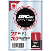 IRC ( アイアールシー ) チューブ 700X18-26C 仏式バルブ48mm