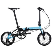 DAHON ( ダホン ) 折りたたみ自転車 K3 海外仕様 ブルー/ マットブラック ONESIZE(適正身長142cm〜180cm)