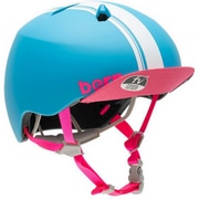 BERN ( バーン ) キッズ用ヘルメット NINA_2 DVRT ( ニーナ 2 ディバート ) マット グレーシャー レーシング ストライプ S/M (51.5-54.5cm) 2-6才 女の子向け