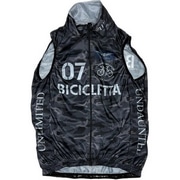 7-ITA ( �Z�u���A�C�e�B�G�[ ) �x�X�g�E�W�� BOMBER GILET ( �{���o�[ �W�� ) �u���b�N �J�� M