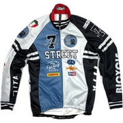 7-ITA ( �Z�u���A�C�e�B�G�[ ) �W���P�b�g SEVEN STADIUM JACKET ( �Z�u�� �X�^�W�A�� �W���P�b�g ) �u���b�N/�O���[/�u���[ L
