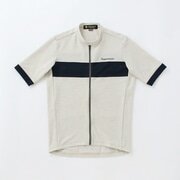 KAPELMUUR ( カペルミュール ) 半袖ジャージ リネン風コンビジャージ アイボリー WXL