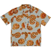 rin project ( リンプロジェクト ) Tシャツ・カジュアルウェア はらぺこアロハ ピザ(ブルー) M