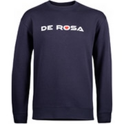 DE ROSA ( �f���[�U ) �s�V���c�E�J�W���A���E�F�A CREWNECK SWEATSHIRT LOGO ( �N���[�l�b�N �X�E�F�b�g�V���c ���S ) �l�C�r�[ L