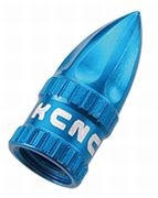 KCNC ( ケーシーエヌシー ) ブルー 仏式 バルブキャップ