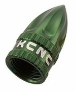 KCNC ( ケーシーエヌシー ) グリーン 米式 バルブキャップ