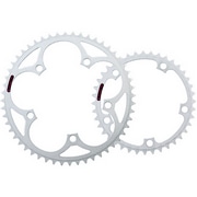 自転車用チェーンリング シルバー 自転車パーツ SUGINO(スギノ