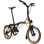 BROMPTON ( uvg ) ܂肽ݎ] T LINE URBAN MID ( TC A[o ~bh ) M4L Ceratech BLACK AND GOLD ( ZebN ubN Ah S[h ) (gڈ145-185cmO)