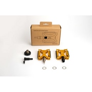 BROMPTON ( �u�����v�g�� ) �t���b�g�y�_�� SUPERLIGHT QUICK RELEASE PEDAL ( �X�[�p�[���C�g �N�C�b�N �����[�X �y�_�� ) �S�[���h