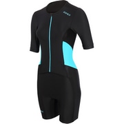 ZONE3 ( ][X[ ) gCX[c WOMENfS ACTIVATE SHORT SLEEVE FULL ZIP TRISUIT ( EBY ANeBx[g V[gX[u tWbv gCX[c ) ubN/^[RCY XS fB[X