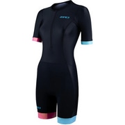 ZONE3 ( ][X[ ) gCX[c WOMENfS ACTIVATE+ SHORT SLEEVE TRISUIT ( EBY ANeBx[g+ V[gX[u gCX[c ) ubN/lI M fB[X
