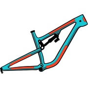 RIDE WRAP ( ライドラップ ) フレームプロテクター エッセンシャルプロテクション マットクリア ダウンチューブ ( 全車種 )