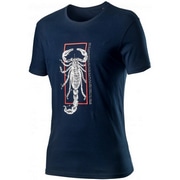 CASTELLI ( �J�X�e�� ) �s�V���c�E�J�W���A���E�F�A LOGO TEE ( ���S �e�B�[ ) 041�_�[�N�C���t�B�j�e�B�u���[ S