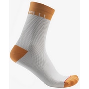 CASTELLI ( JXe ) \bNX VELOCISSIMA 12 SOCK ( F`bV} 12 \bNX ) IVORY / SOFT ORANGE ( AC{[ / \tgIW )  S/M (23-24.5cm)