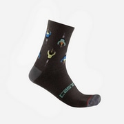 CASTELLI ( JXe ) \bNX APERITIVO 15 SOCK ( AyeB[{ 15 \bNX ) _[NO[ L/XL ( 25.0-26.5cm )