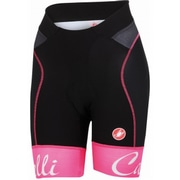 CASTELLI ( �J�X�e�� ) ���[�T�[�p���c FREE AERO WOMENS SHORT ( �t���[ �G�A�� �E�B�����Y �V���[�c ) 011 �u���b�N / ���Y�x���[ XS ���f�B�[�X