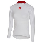 CASTELLI ( �J�X�e�� ) �C���i�[�E�F�A ���� PROSECCO WOMENS LS ( �v���Z�b�R �E�B�����Y �����O�X���[�u ) 001 �z���C�g S ���f�B�[�X
