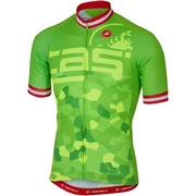 CASTELLI ( �J�X�e�� ) �����W���[�W ATTACCO JERSEY FZ ( �A�^�b�R �W���[�W �t���W�b�v ) 084 �v�� �O���[�� L