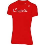 CASTELLI ( �J�X�e�� ) �s�V���c�E�J�W���A���E�F�A CLASSIC WOMENS T-SHIRT ( �N���b�V�b�N �E�B�����Y T�V���c ) 023 ���b�h XS ���f�B�[�X