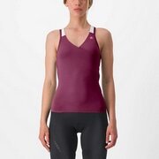 CASTELLI ( カステリ ) 半袖ジャージ SOLARIS TOP ( ソラリス トップ ) ディープパープル/アイボリー S レディース