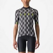 CASTELLI ( �J�X�e�� ) �����W���[�W DIMENSIONE JERSEY ( �f�B�����V���� �W���[�W ) �u���b�N/�z���C�g-�G���N�g���b�N���C�� S ���f�B�[�X